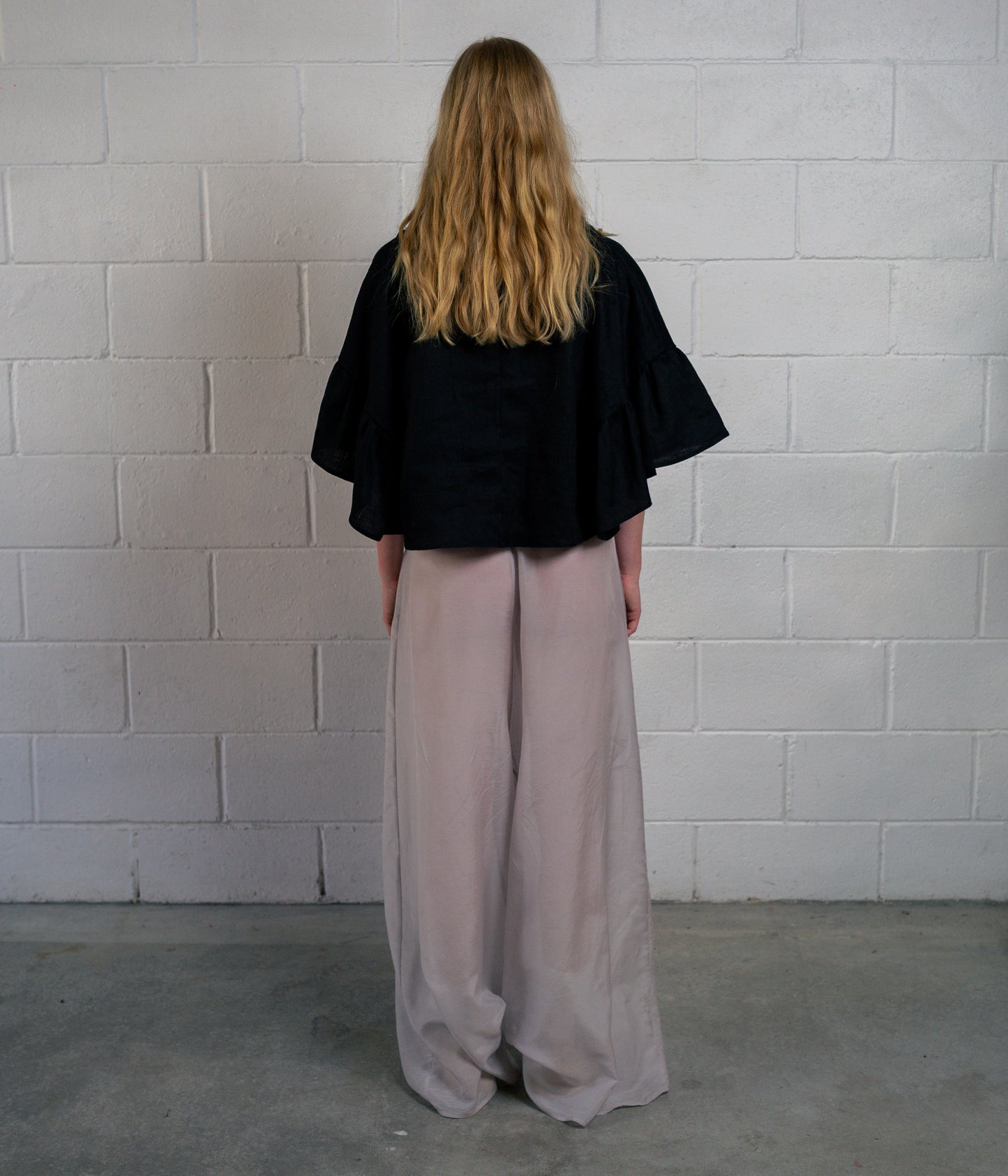 Platinum Destinations Sheer Wide Leg Pants