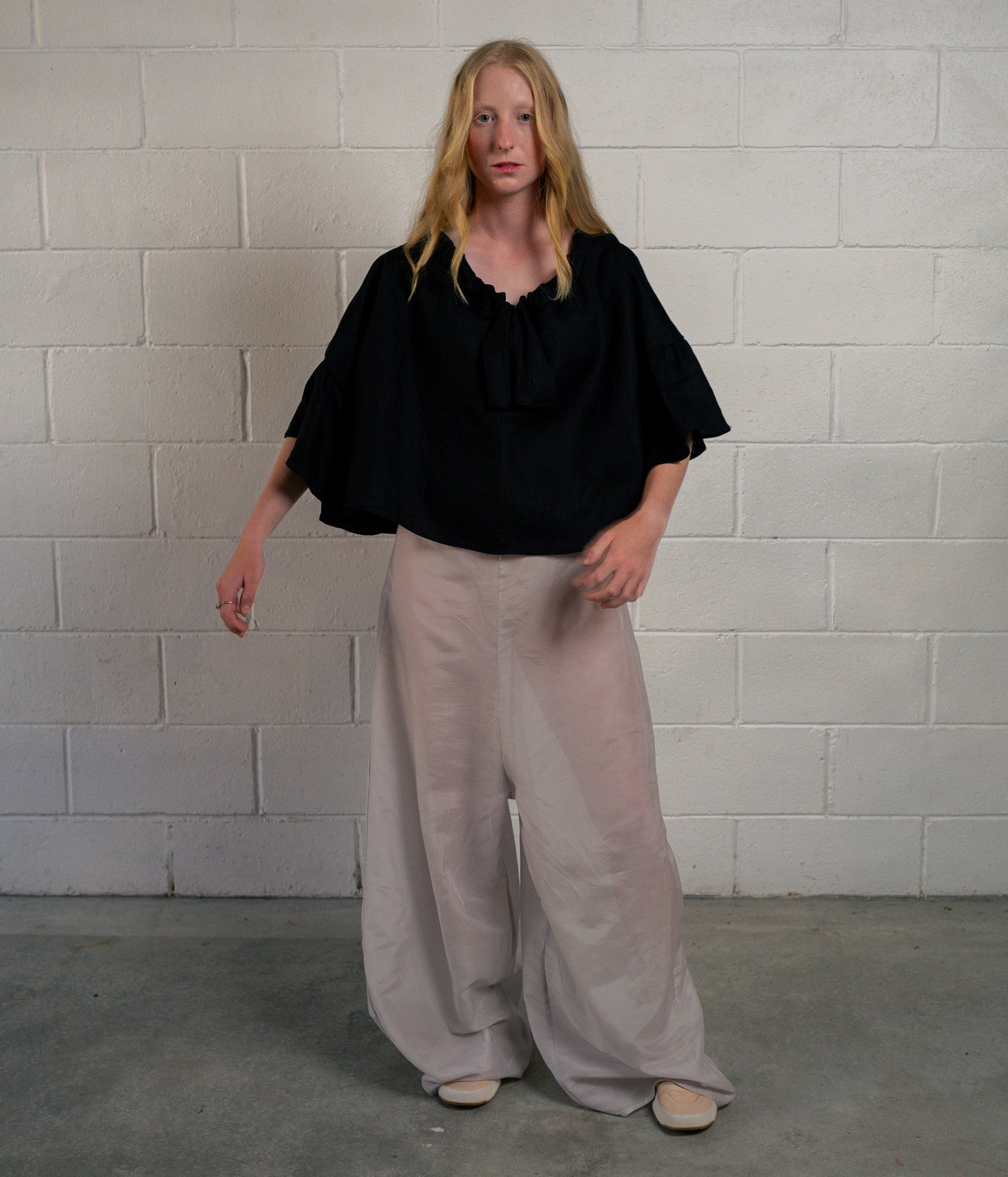 Platinum Destinations Sheer Wide Leg Pants
