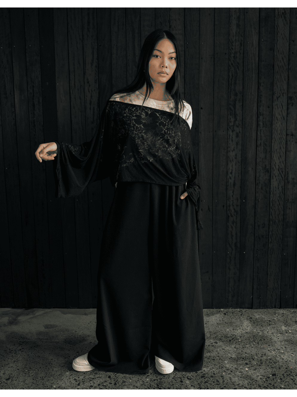 Black Wide Leg Pants