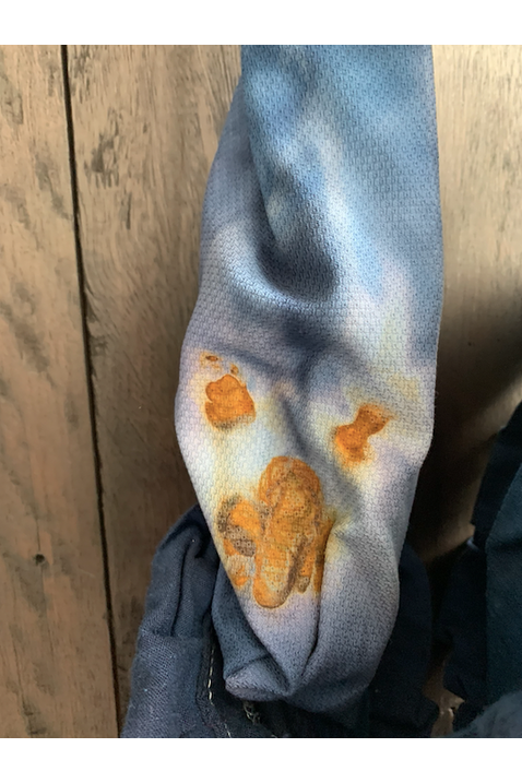 Dyed T-shirt Cuff Bag
