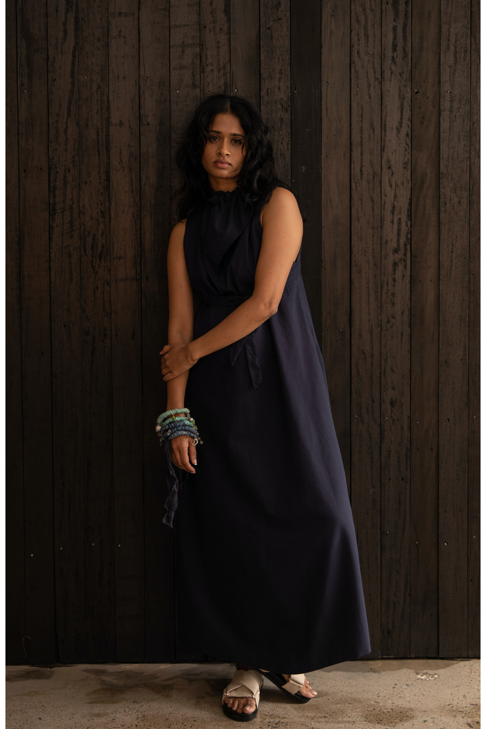 Treasure Dress in Navy