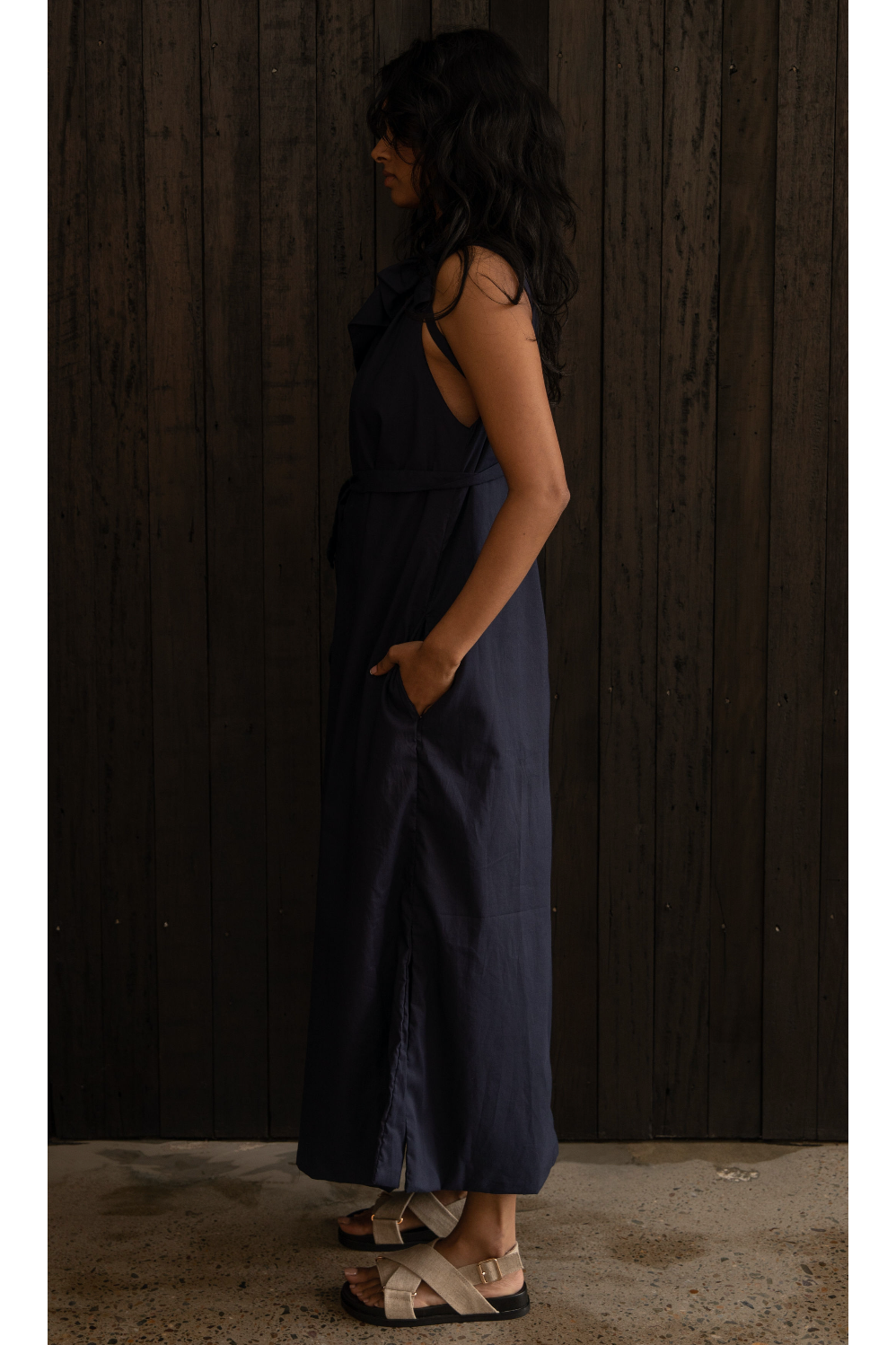 Treasure Dress in Navy