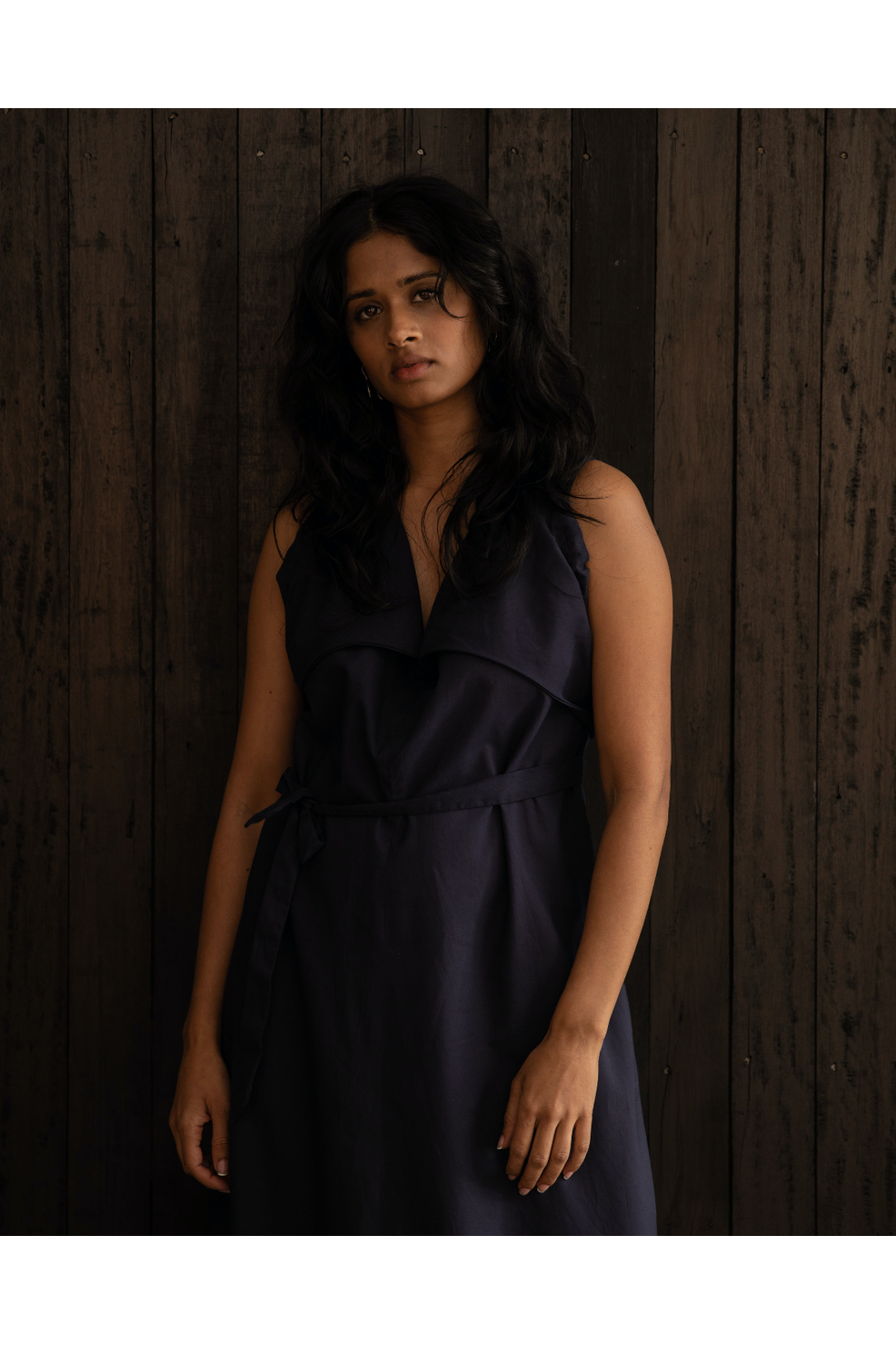 Treasure Dress in Navy