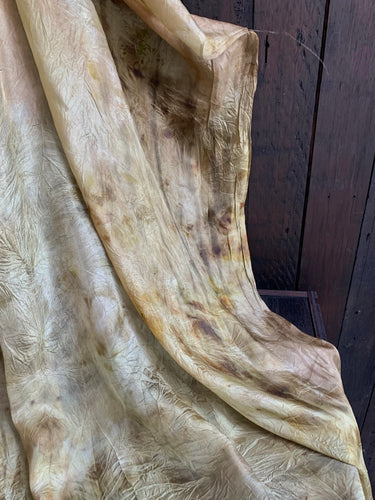 Madder root + Onion Skins Silk Scarf