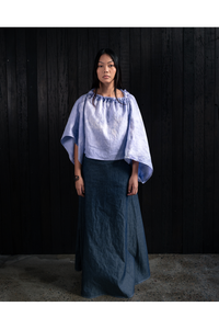 Denim Maxi Skirt