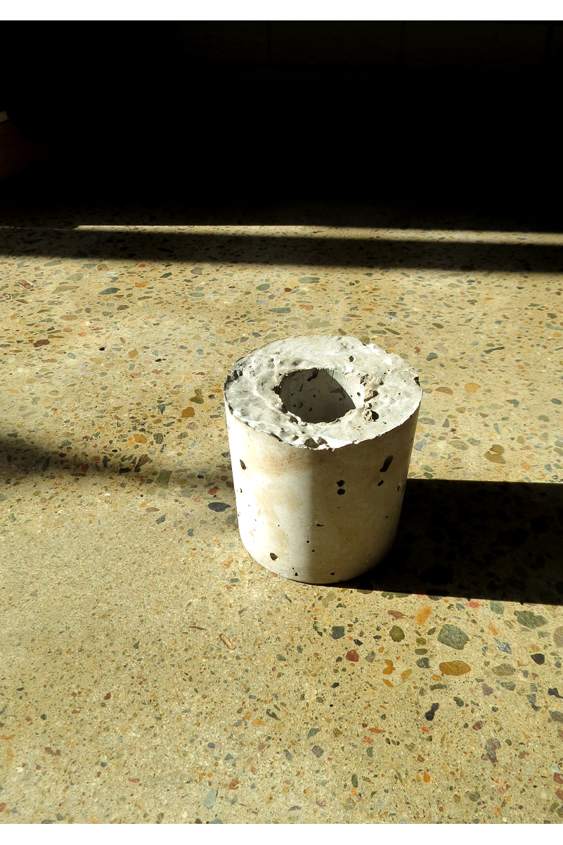 Small Cement Pot