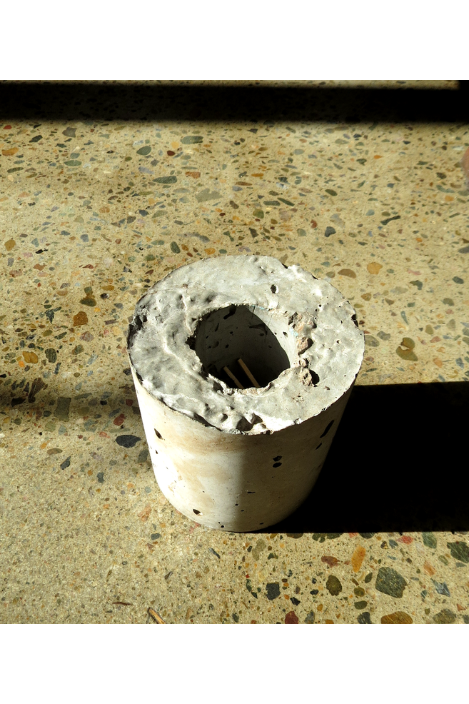 Small Cement Pot