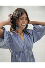 Load image into Gallery viewer, Denim Crush Earrings